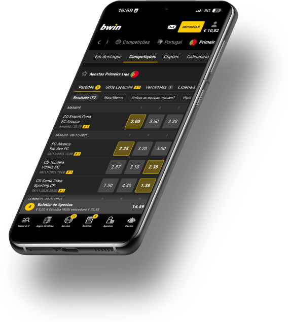 Disponível no Google Play e na Apple Store